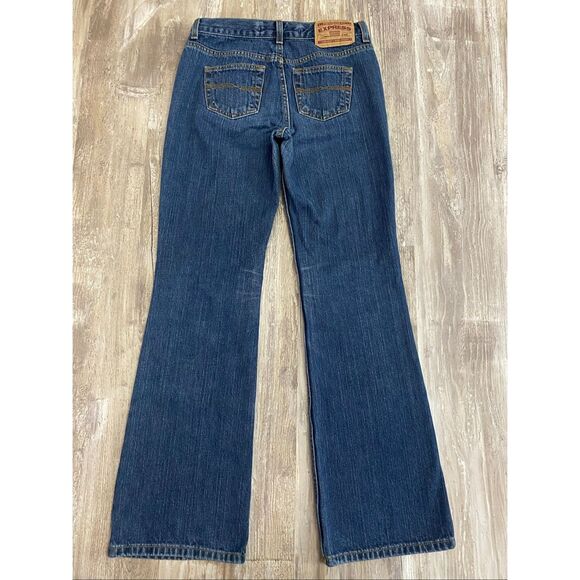 Express Low Rise Flare Jeans Precision Fit Women’s Sz 3/4 - Picture 4 of 5